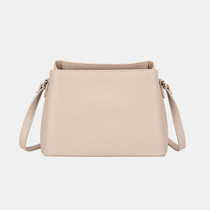 David Jones PU Leather Crossbody Bag