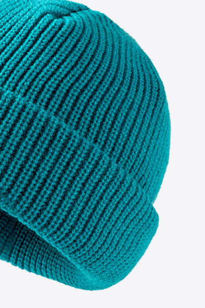 Calling For Winter Rib-Knit Beanie