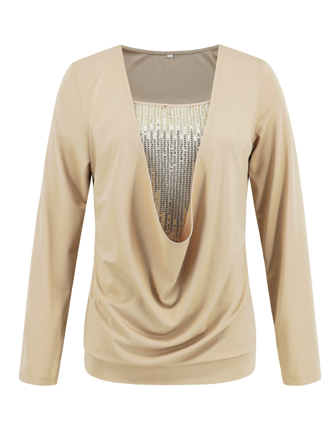 Sequin Long Sleeve Top